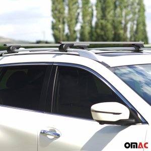 Kia Soul Roof Rack Cross Bars - Omac - Solid-Alpha V1 - Gray - '10-'13